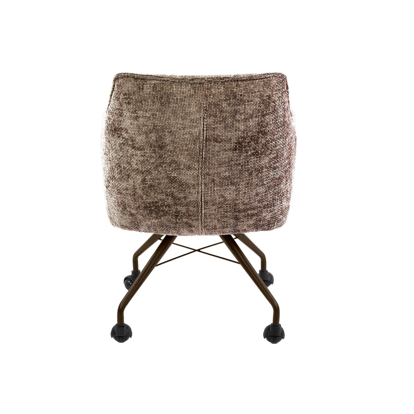 Stuhl – rollen 2-er pack – 62×67×82 cm – Hoven taupe-braun | Modell N0282