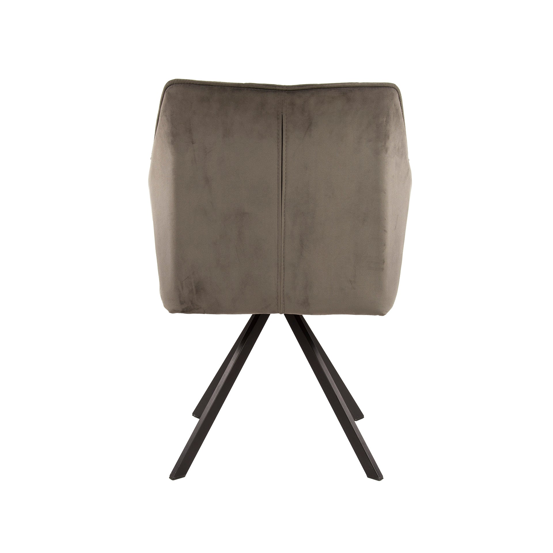 Stuhl – drehbar 2-er pack – 63×60×81 cm – Velours anthrazit | Modell N0283