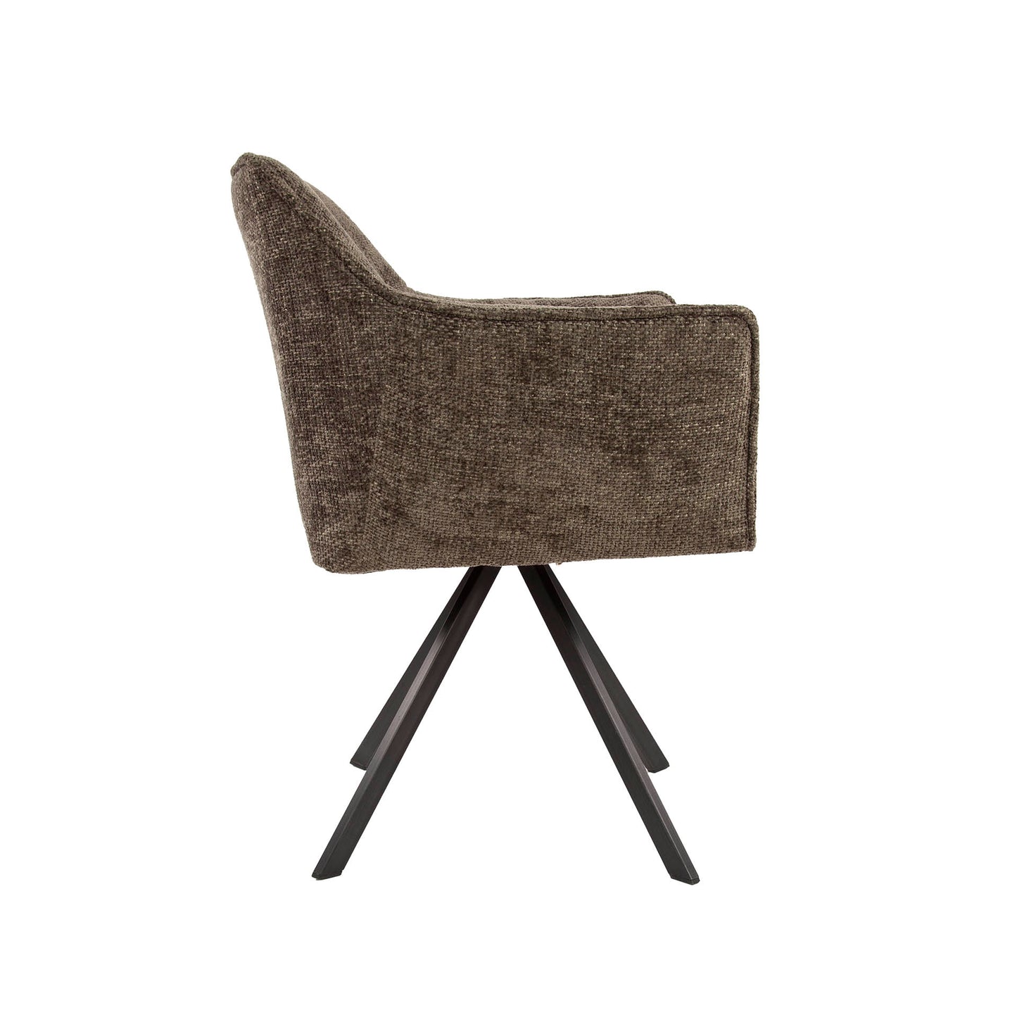 Stuhl – drehbar 2-er pack – 63×60×81 cm – Velours anthrazit | Modell N0283