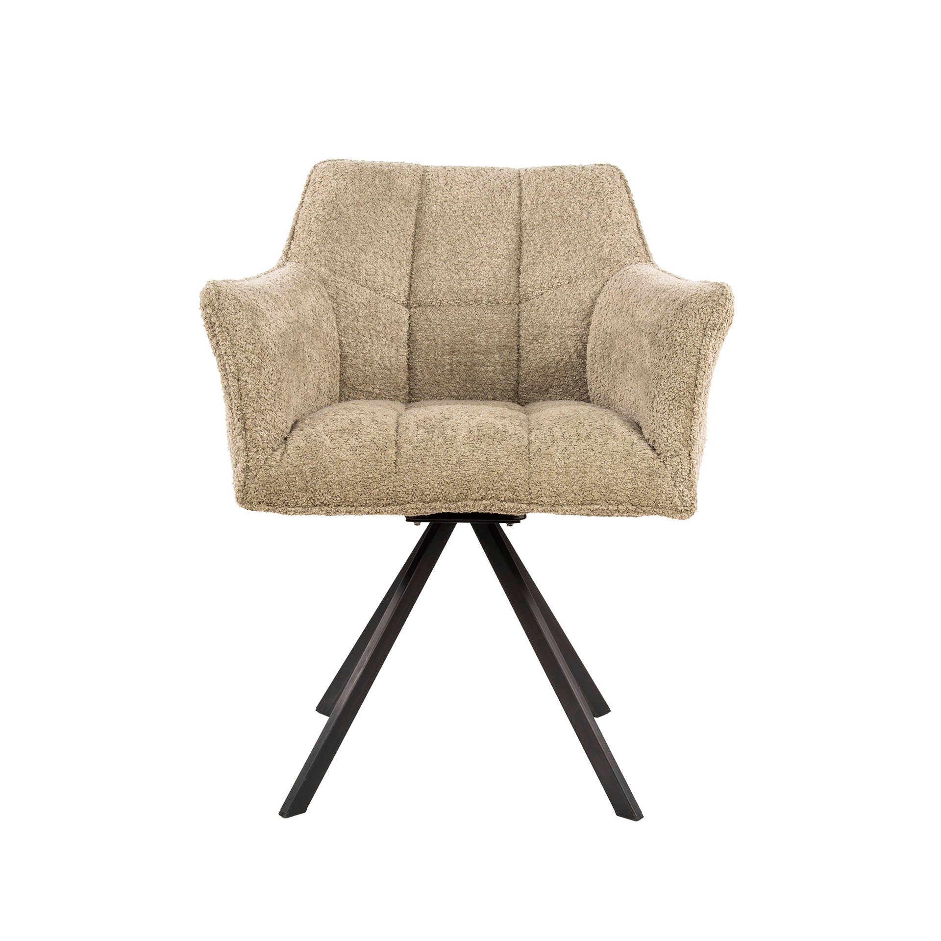 Stuhl – drehbar 2-er pack – 63×60×81 cm – Velours anthrazit | Modell N0283
