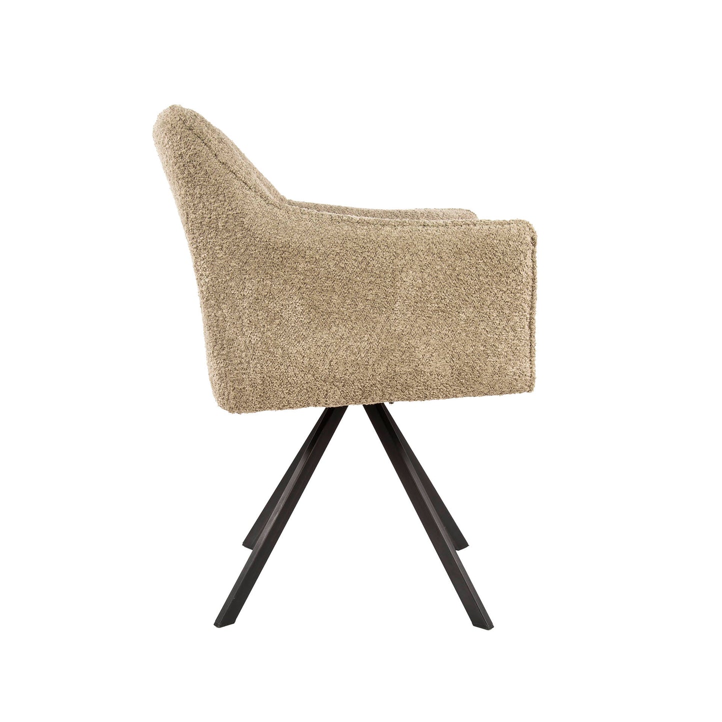 Stuhl – drehbar 2-er pack – 63×60×81 cm – Velours anthrazit | Modell N0283
