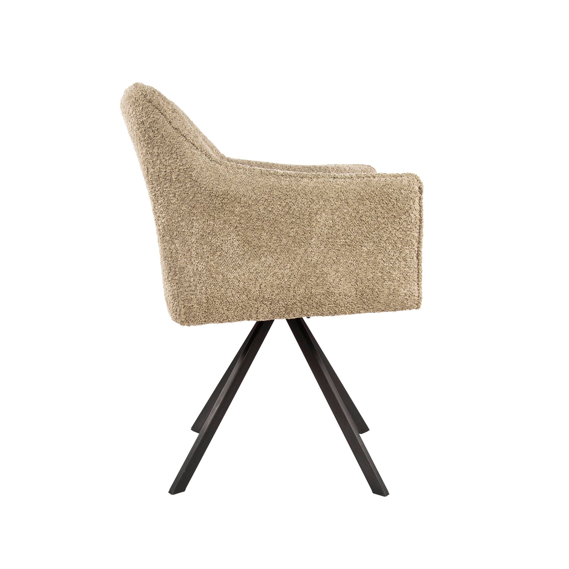 Stuhl – drehbar 2-er pack – 63×60×81 cm – Velours anthrazit | Modell N0283