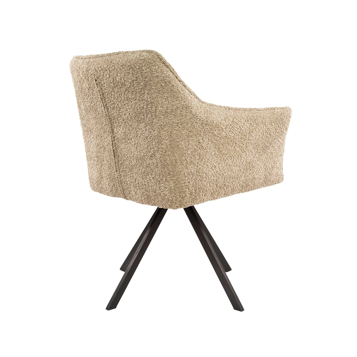 Stuhl – drehbar 2-er pack – 63×60×81 cm – Velours anthrazit | Modell N0283