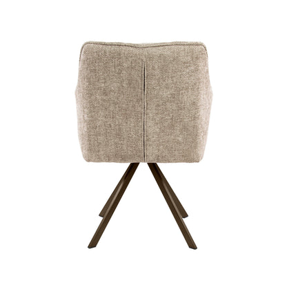 Stuhl – drehbar 2-er pack – 63×60×81 cm – Velours anthrazit | Modell N0283