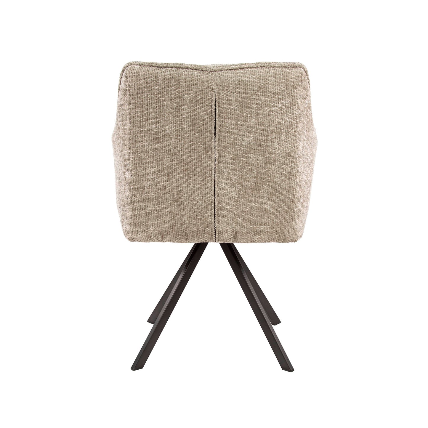 Stuhl – drehbar 2-er pack – 63×60×81 cm – Velours anthrazit | Modell N0283