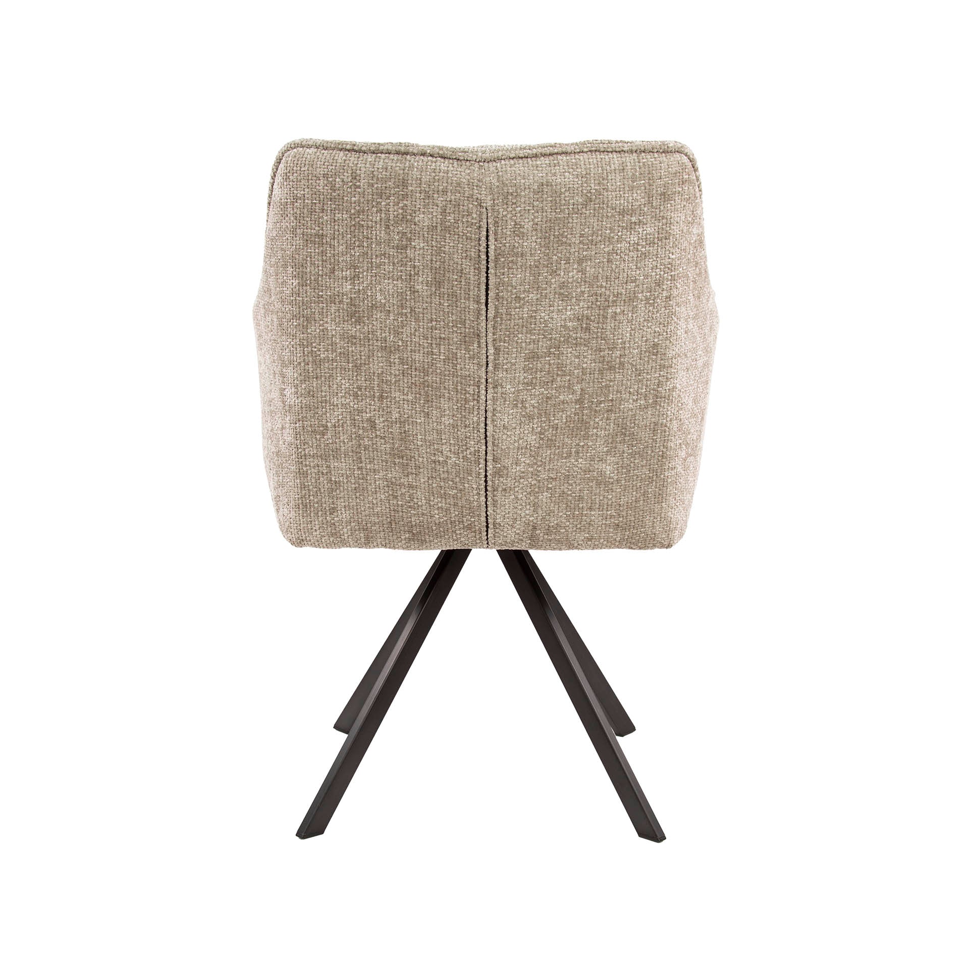 Stuhl – drehbar 2-er pack – 63×60×81 cm – Velours anthrazit | Modell N0283