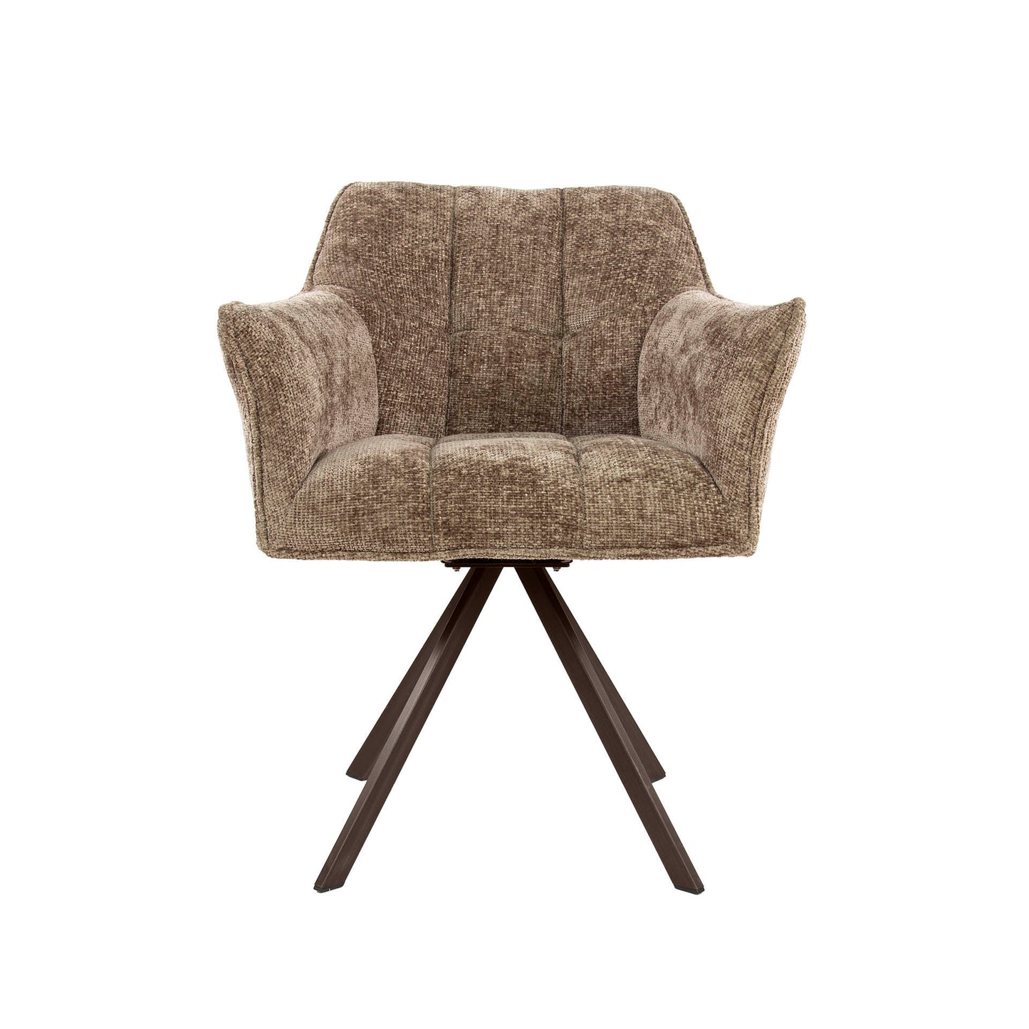 Stuhl – drehbar 2-er pack – 63×60×81 cm – Velours anthrazit | Modell N0283