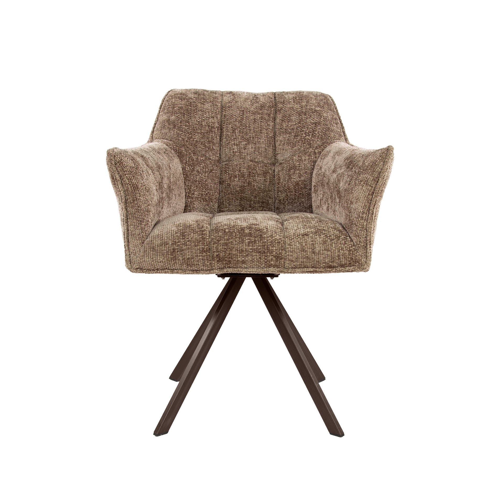 Stuhl – drehbar 2-er pack – 63×60×81 cm – Velours anthrazit | Modell N0283