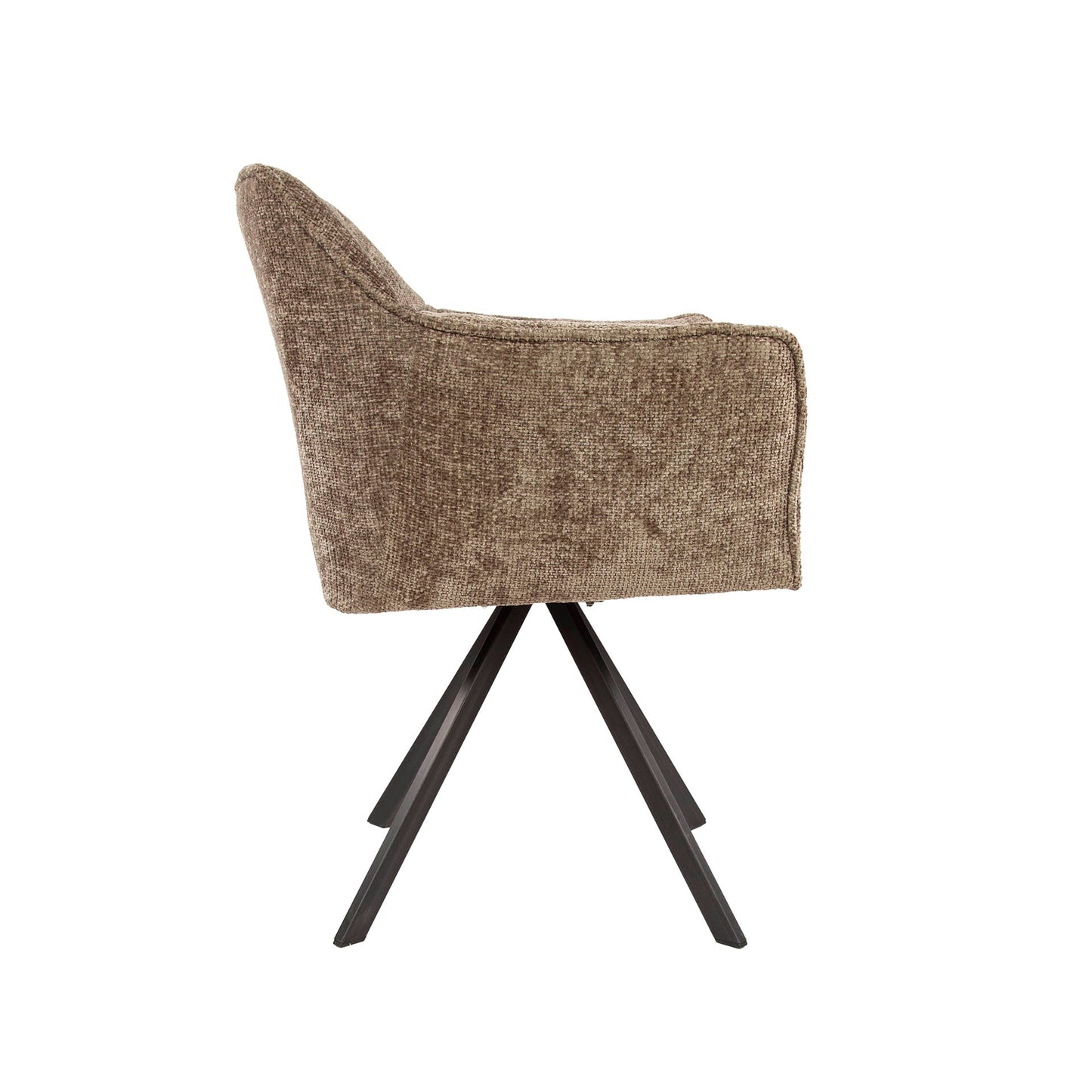 Stuhl – drehbar 2-er pack – 63×60×81 cm – Velours anthrazit | Modell N0283