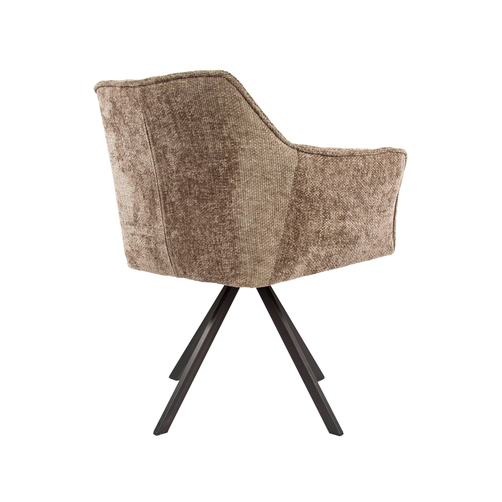 Stuhl – drehbar 2-er pack – 63×60×81 cm – Velours anthrazit | Modell N0283