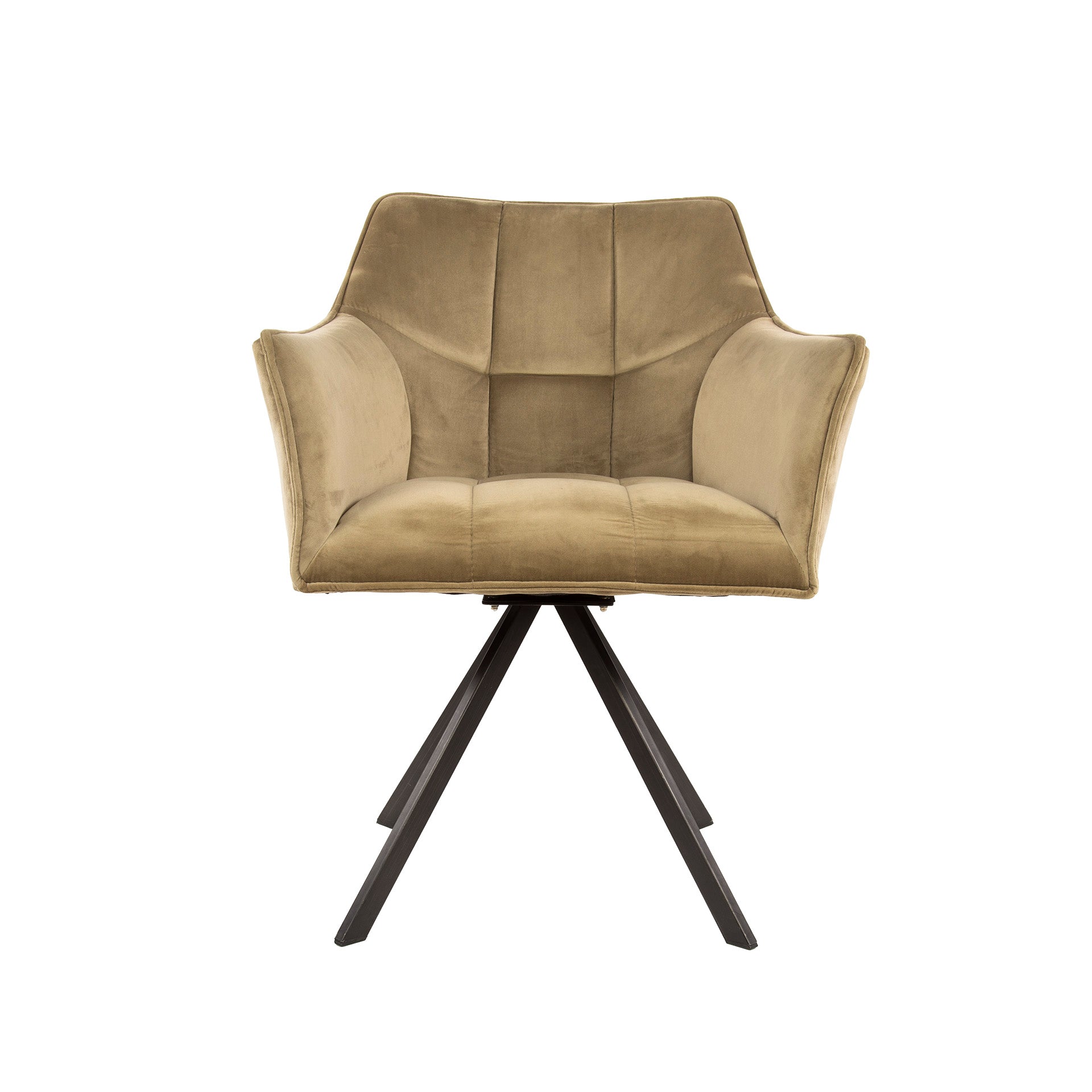 Stuhl – drehbar 2-er pack – 63×60×81 cm – Velours anthrazit | Modell N0283