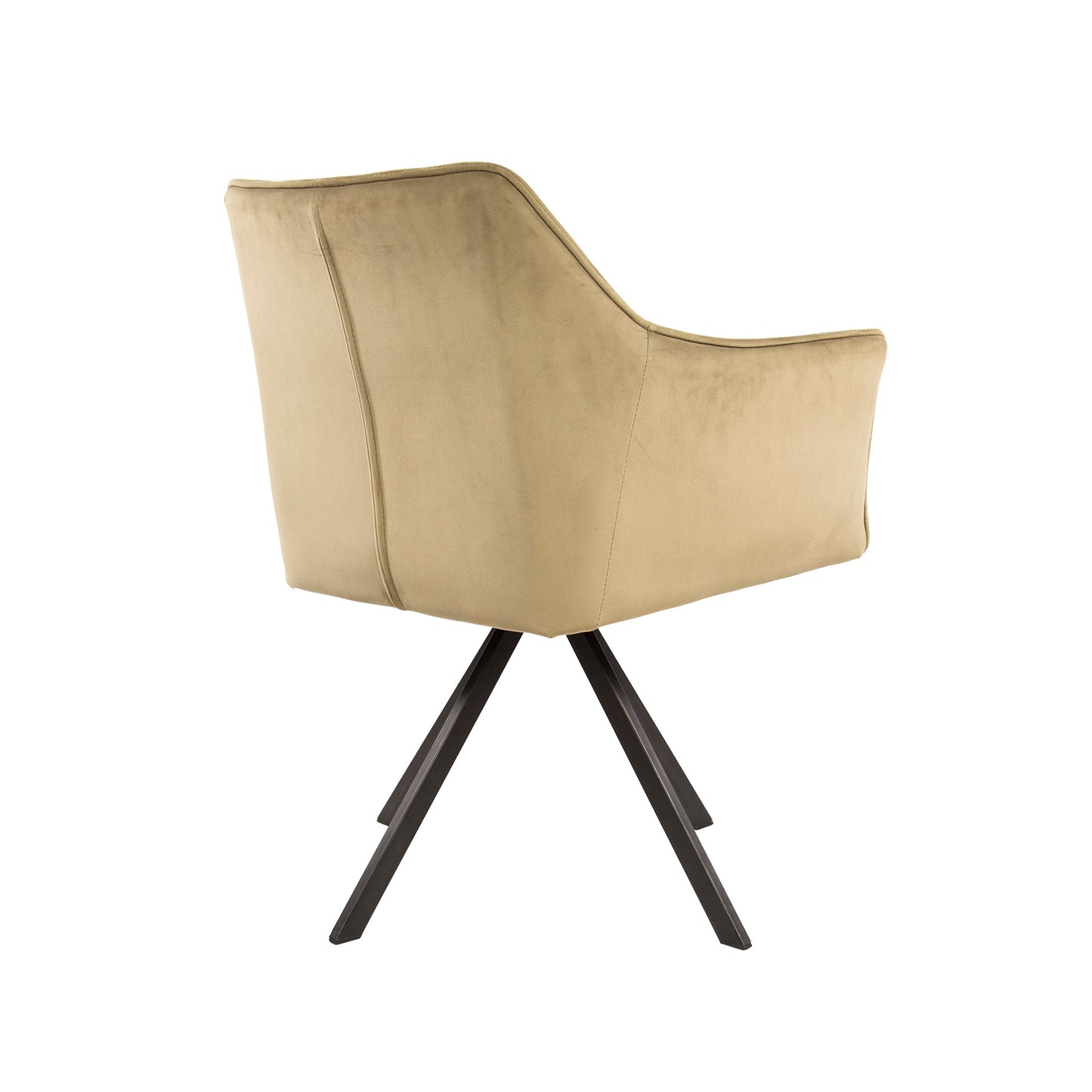 Stuhl – drehbar 2-er pack – 63×60×81 cm – Velours anthrazit | Modell N0283