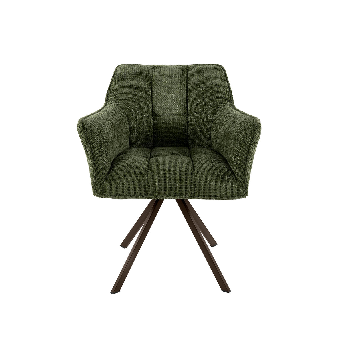 Stuhl – drehbar 2-er pack – 63×60×81 cm – Velours anthrazit | Modell N0283