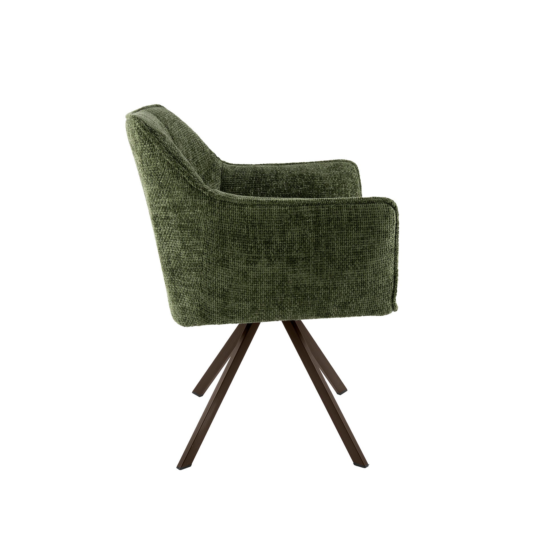 Stuhl – drehbar 2-er pack – 63×60×81 cm – Velours anthrazit | Modell N0283