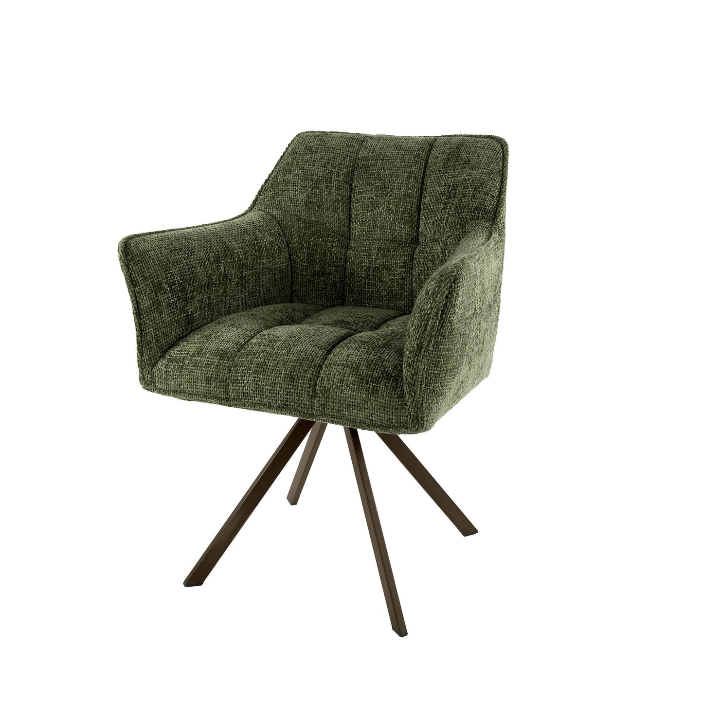 Stuhl – drehbar 2-er pack – 63×60×81 cm – Velours anthrazit | Modell N0283