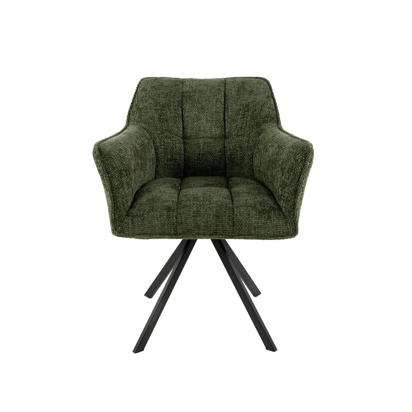 Stuhl – drehbar 2-er pack – 63×60×81 cm – Velours anthrazit | Modell N0283