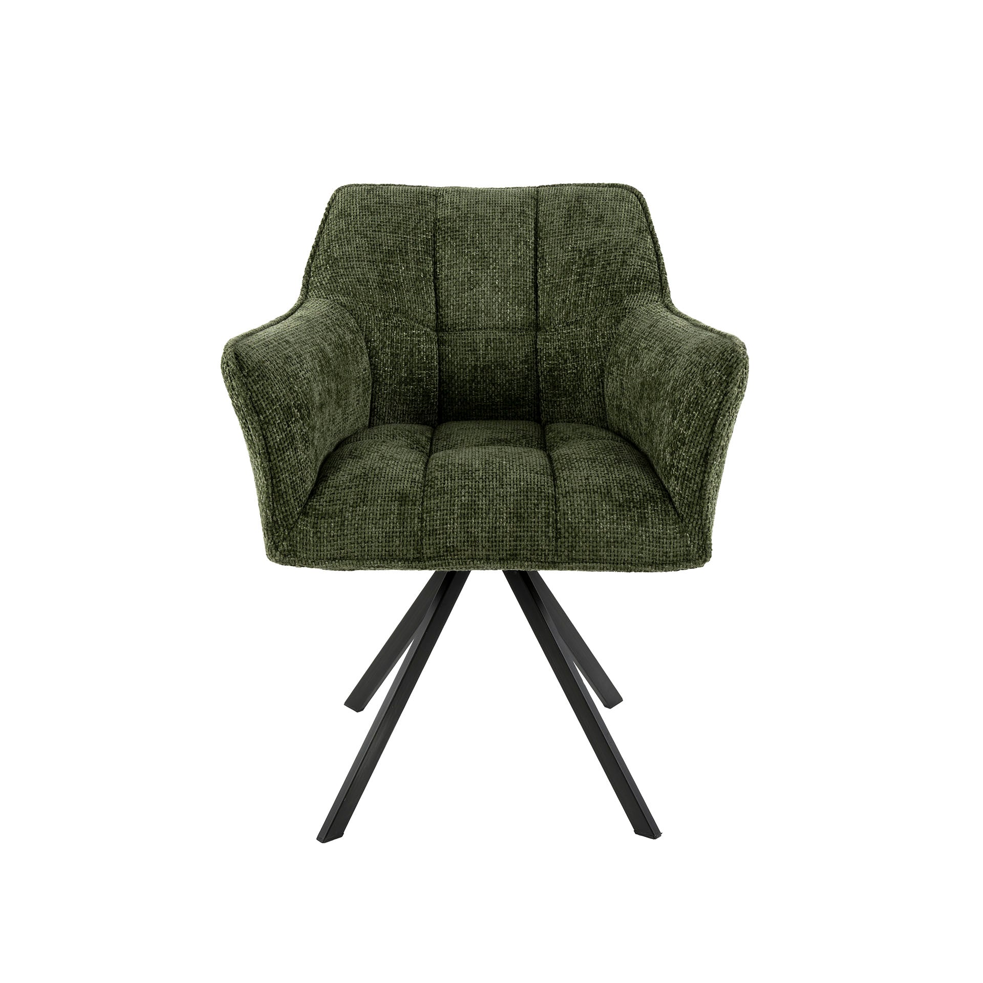 Stuhl – drehbar 2-er pack – 63×60×81 cm – Velours anthrazit | Modell N0283