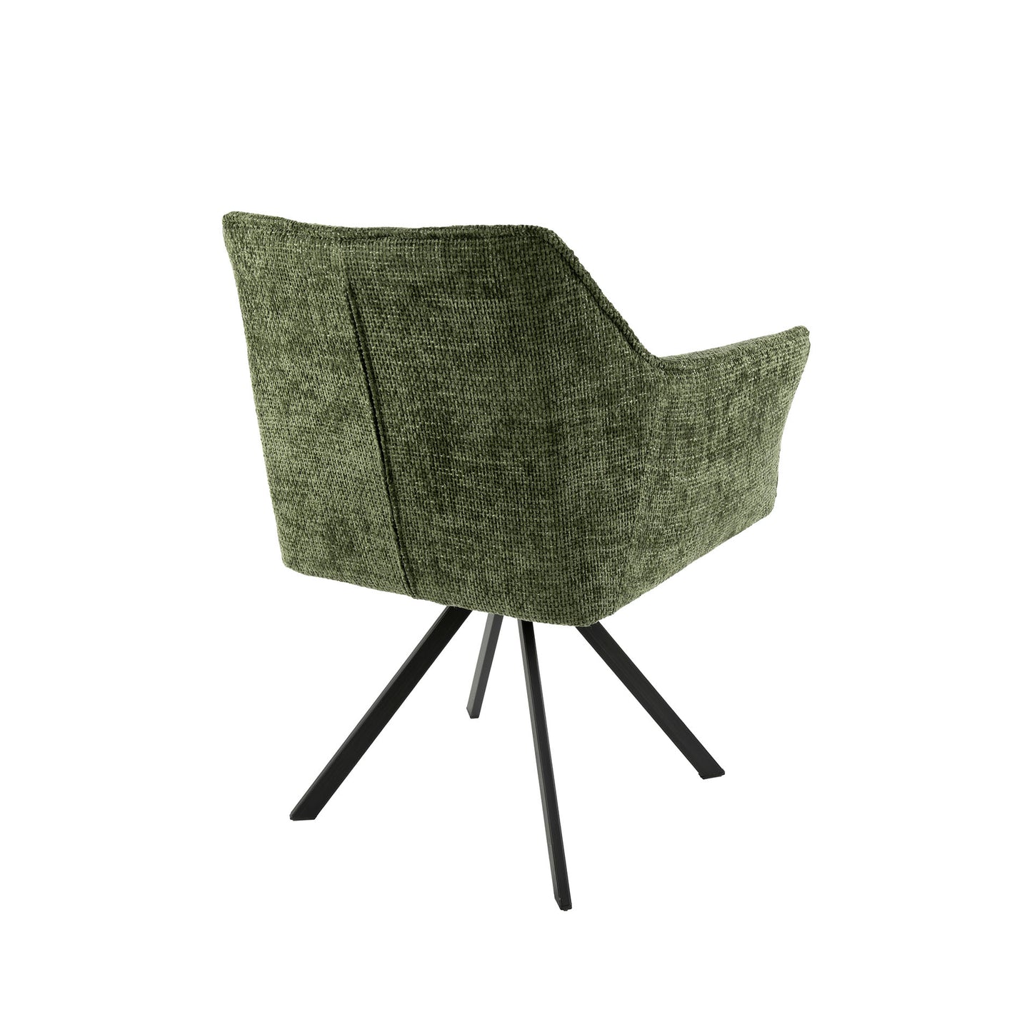 Stuhl – drehbar 2-er pack – 63×60×81 cm – Velours anthrazit | Modell N0283