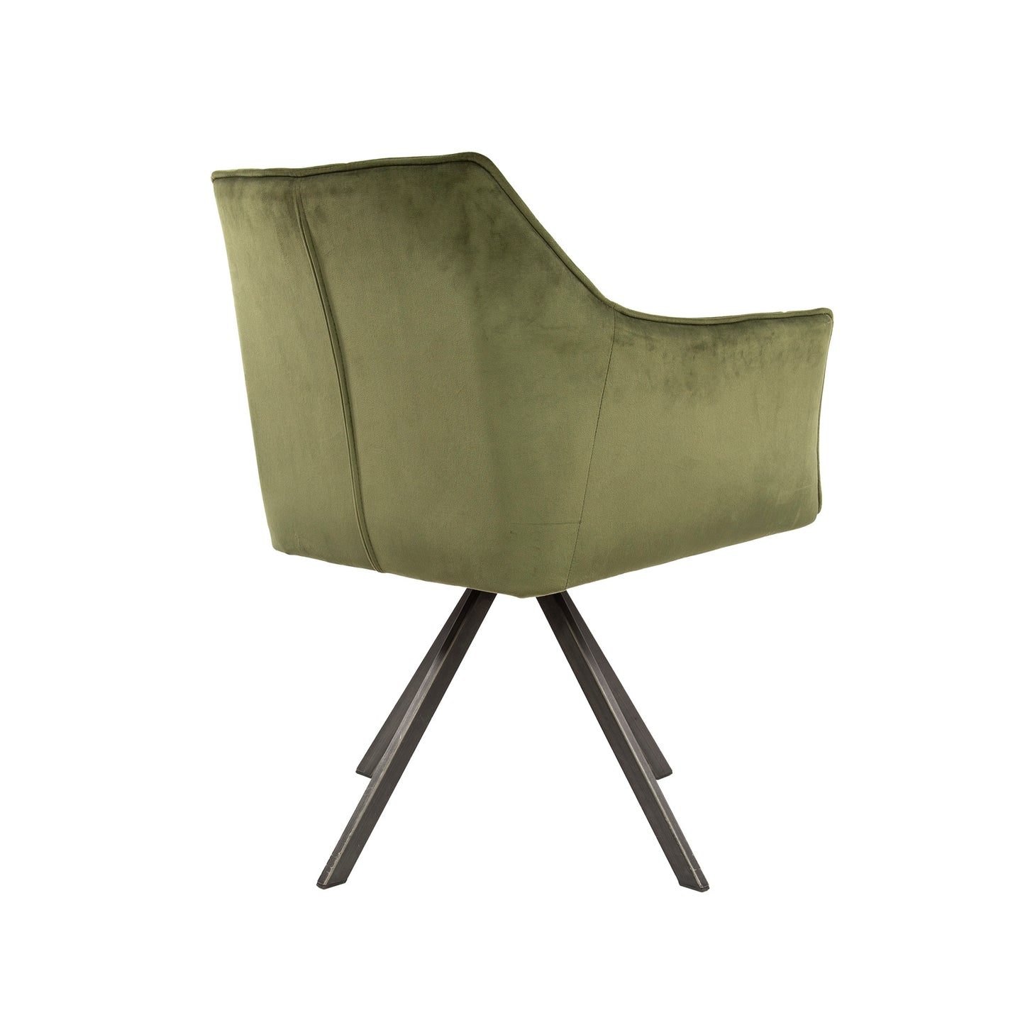 Stuhl – drehbar 2-er pack – 63×60×81 cm – Velours anthrazit | Modell N0283
