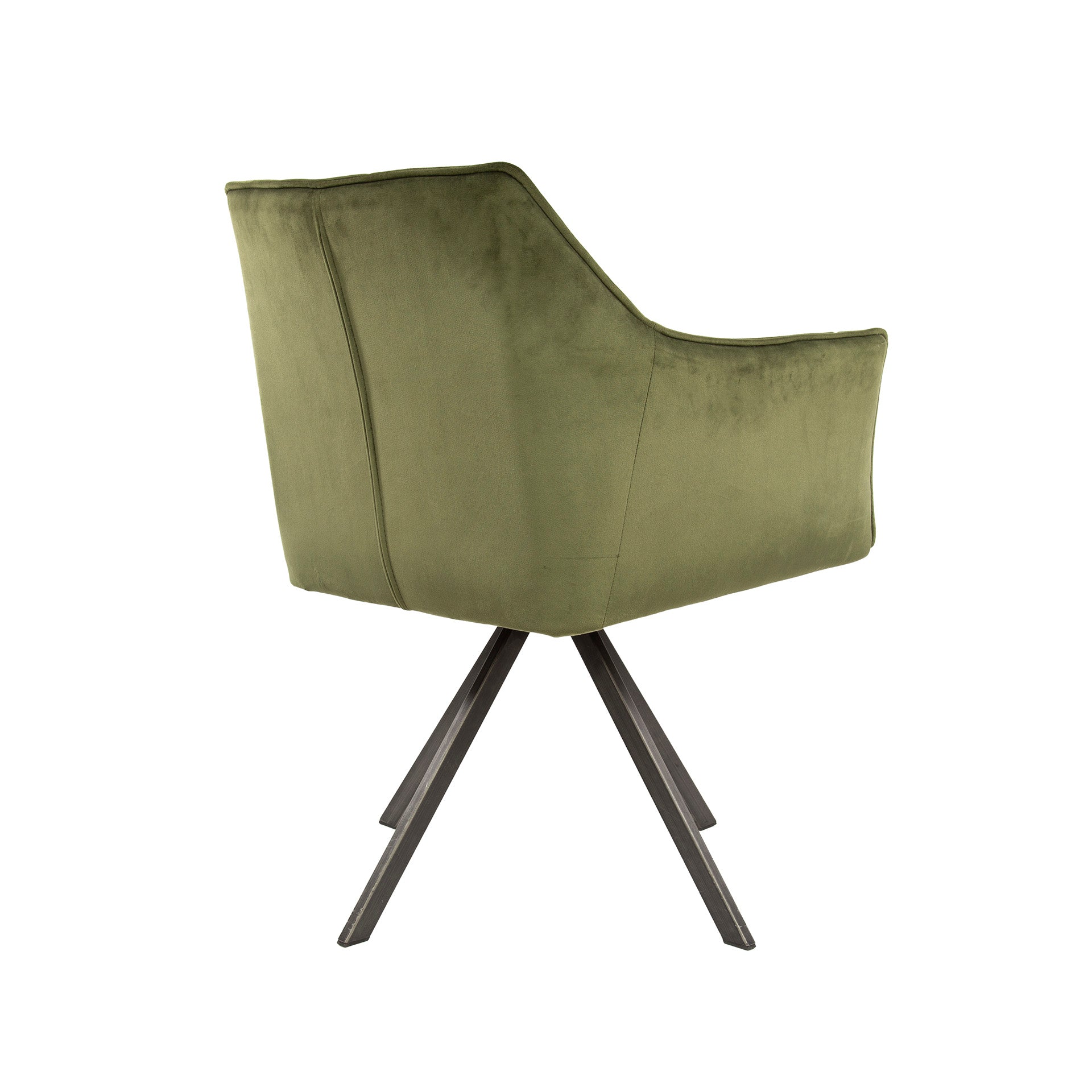 Stuhl – drehbar 2-er pack – 63×60×81 cm – Velours anthrazit | Modell N0283