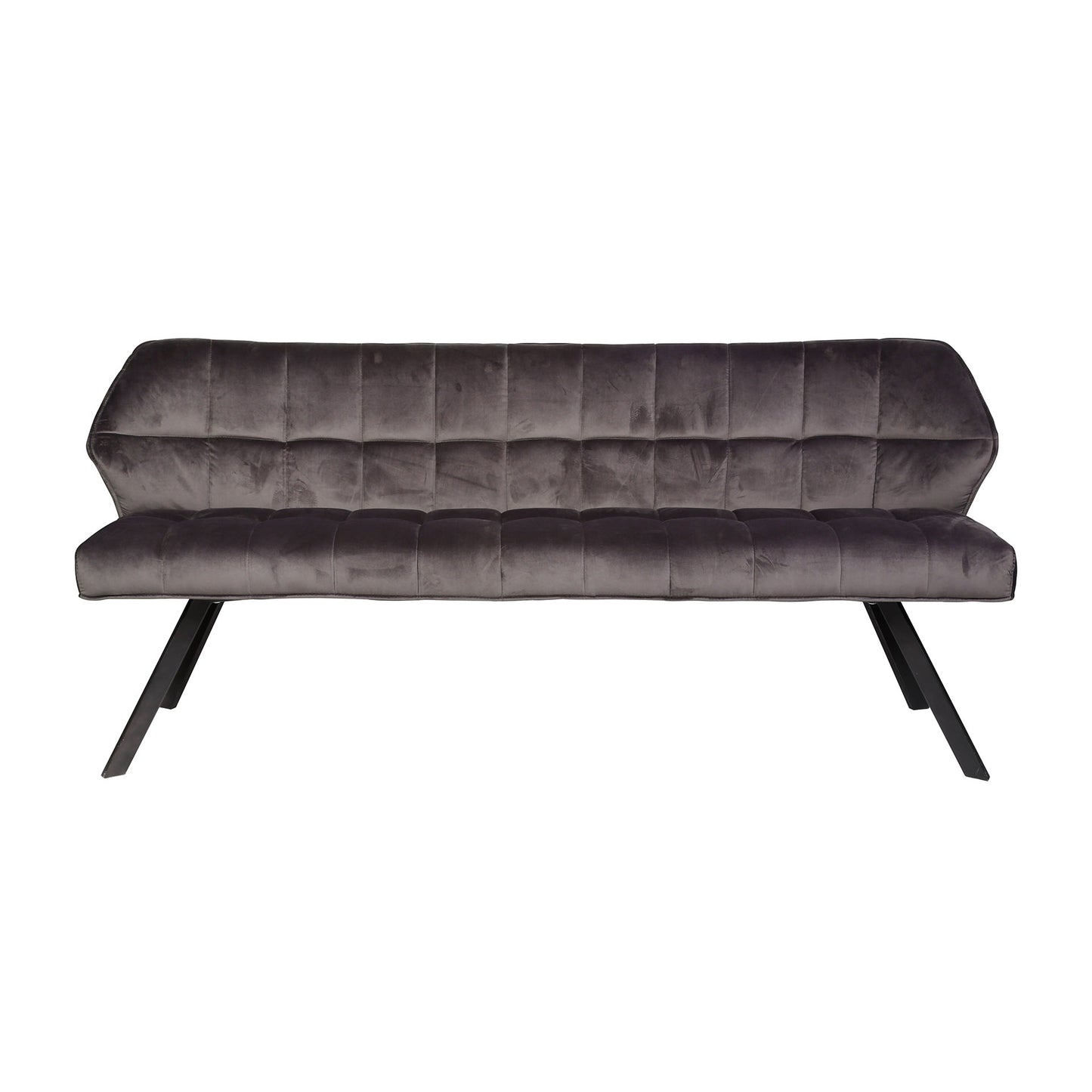 Esszimmerbank – 180×58×81 cm – Velours anthrazit | Modell N0284