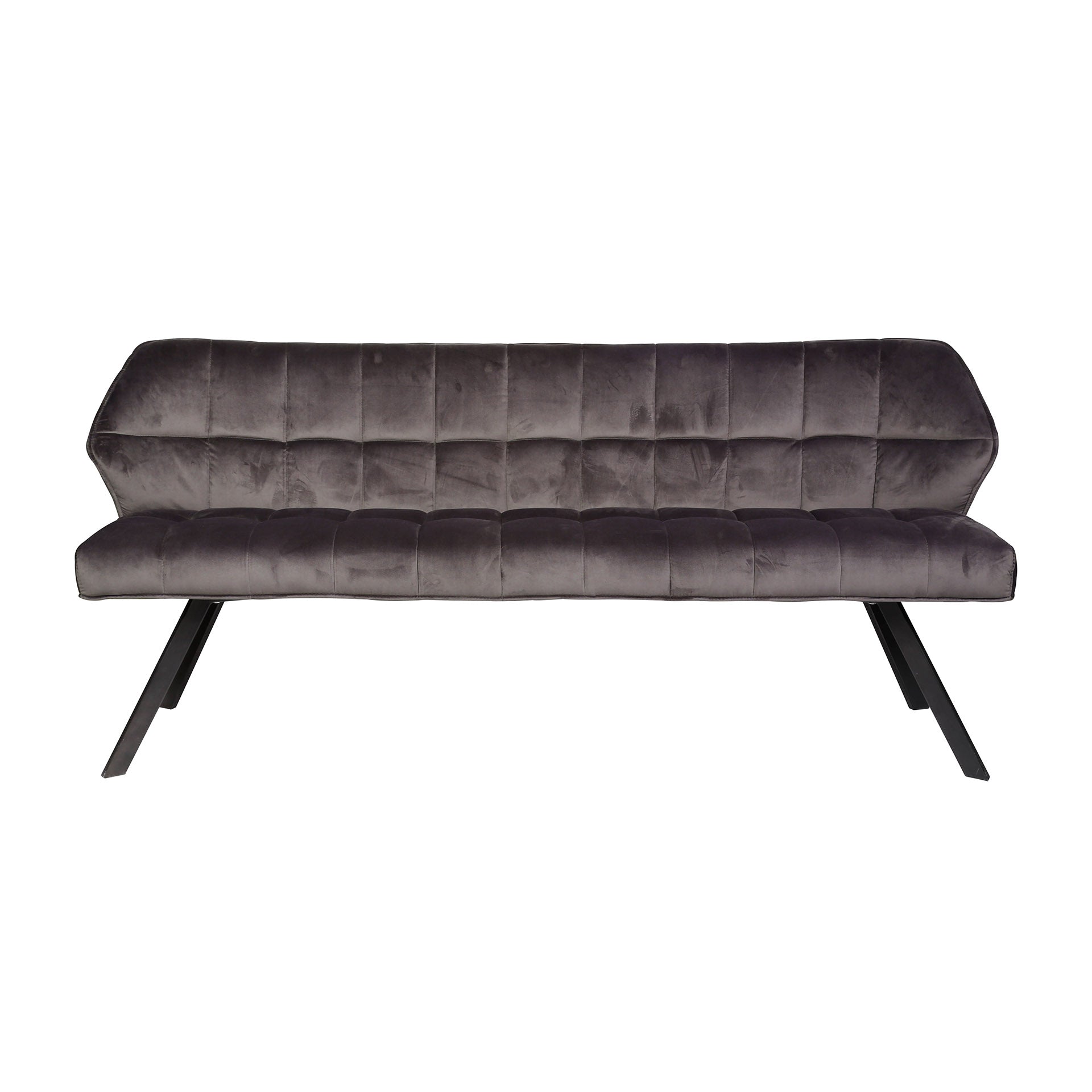 Esszimmerbank – 180×58×81 cm – Velours anthrazit | Modell N0284