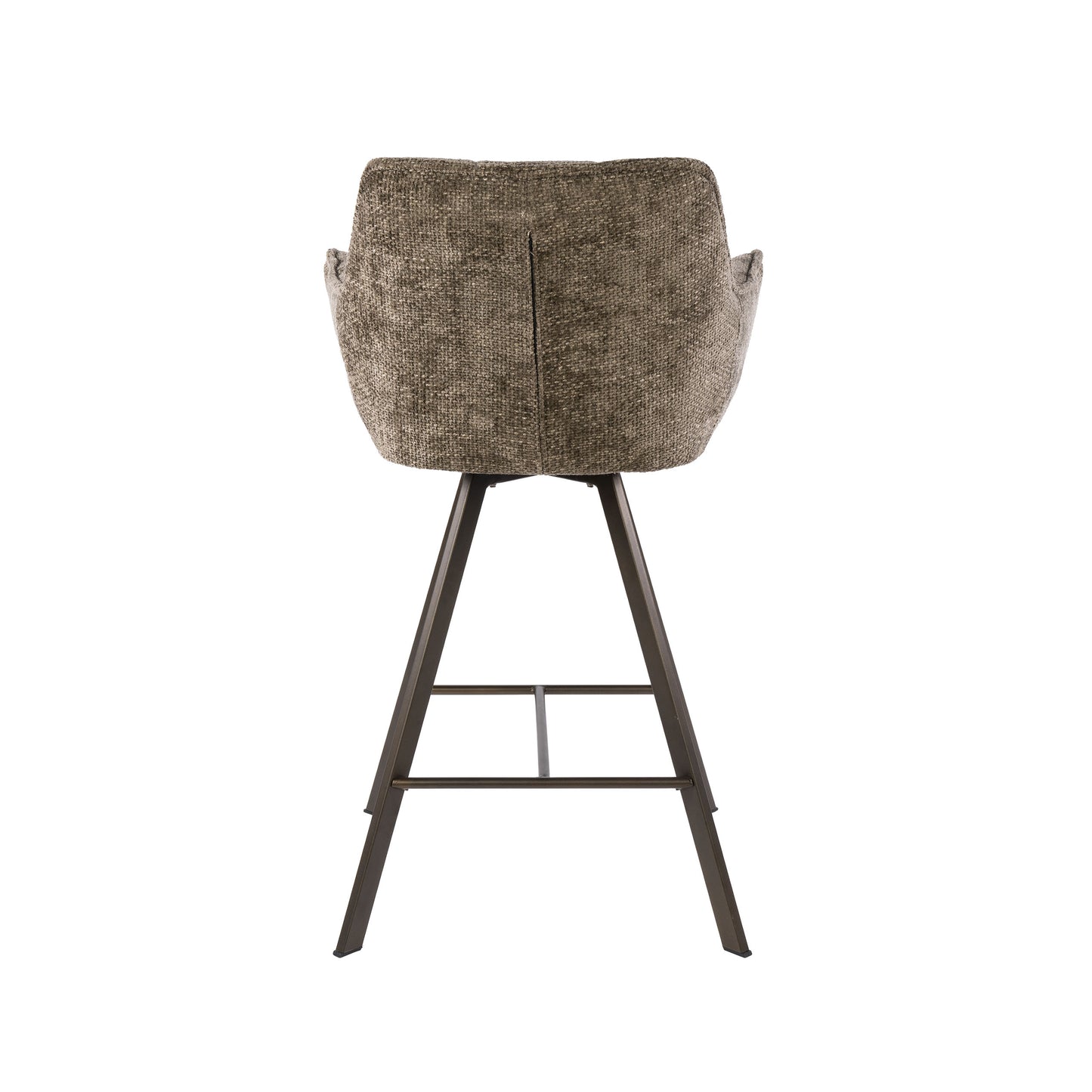 Barstuhl – drehbar 2-er pack – 56×52×95 cm – Hoven taupe | Modell N0285