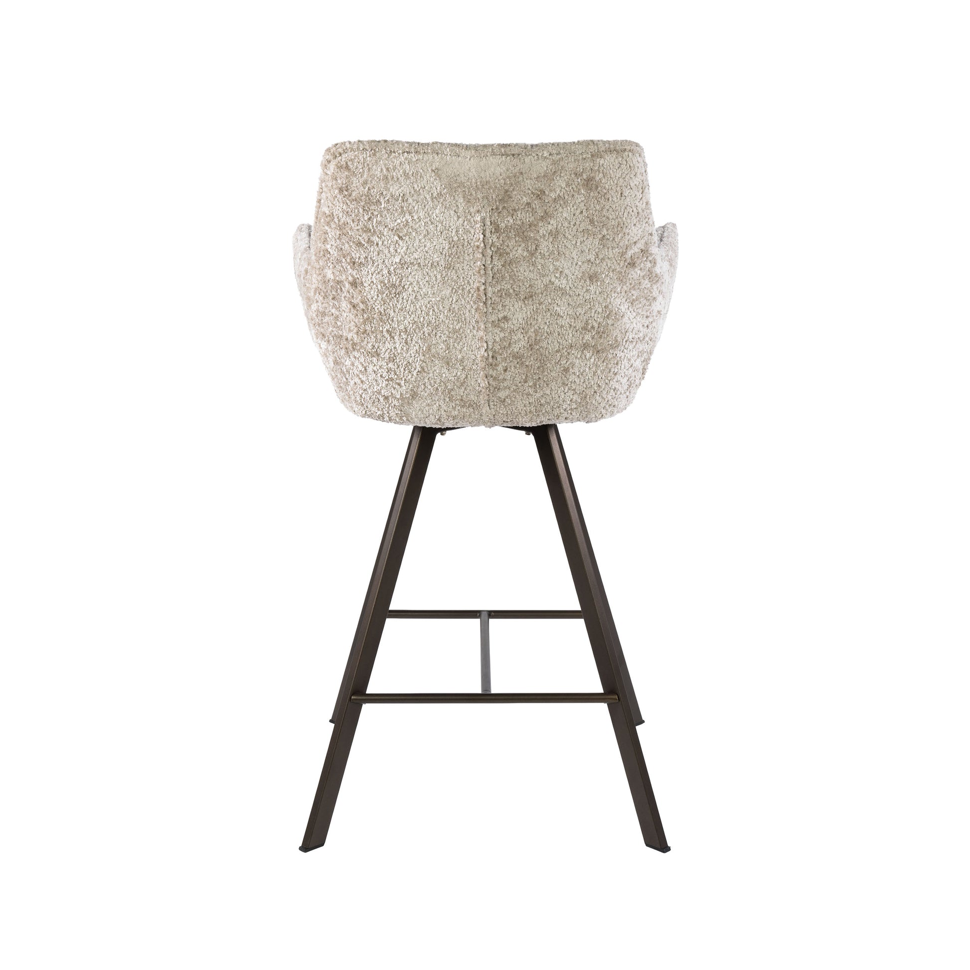 Barstuhl – drehbar 2-er pack – 56×52×95 cm – Hoven taupe | Modell N0285