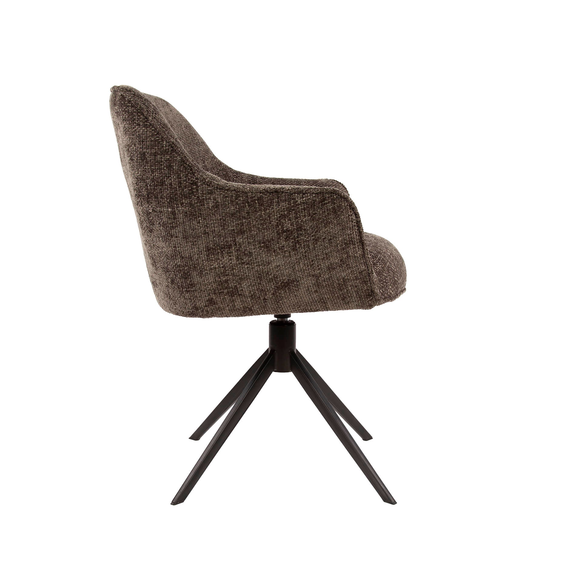 Stuhl – drehbar 2-er pack – 61×62×83 cm – Hoven taupe | Modell N0286
