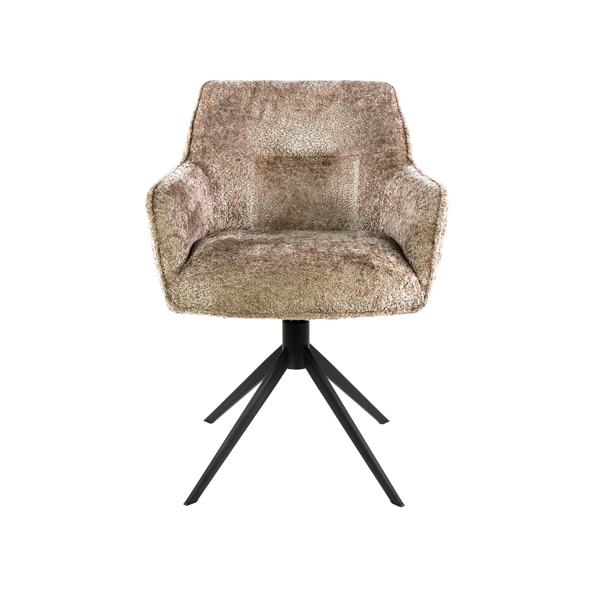 Stuhl – drehbar 2-er pack – 61×62×83 cm – Hoven taupe | Modell N0286