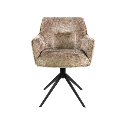 Stuhl – drehbar 2-er pack – 61×62×83 cm – Hoven taupe | Modell N0286
