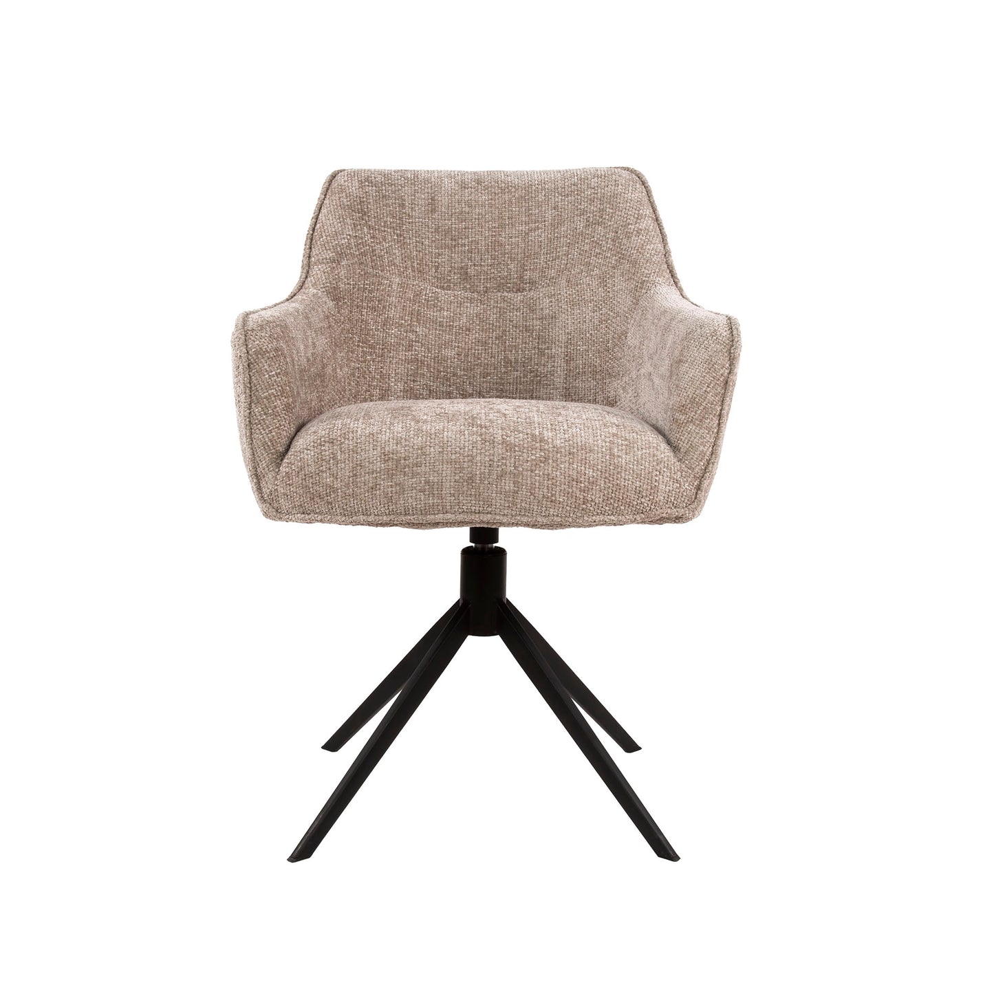 Stuhl – drehbar 2-er pack – 61×62×83 cm – Hoven taupe | Modell N0286