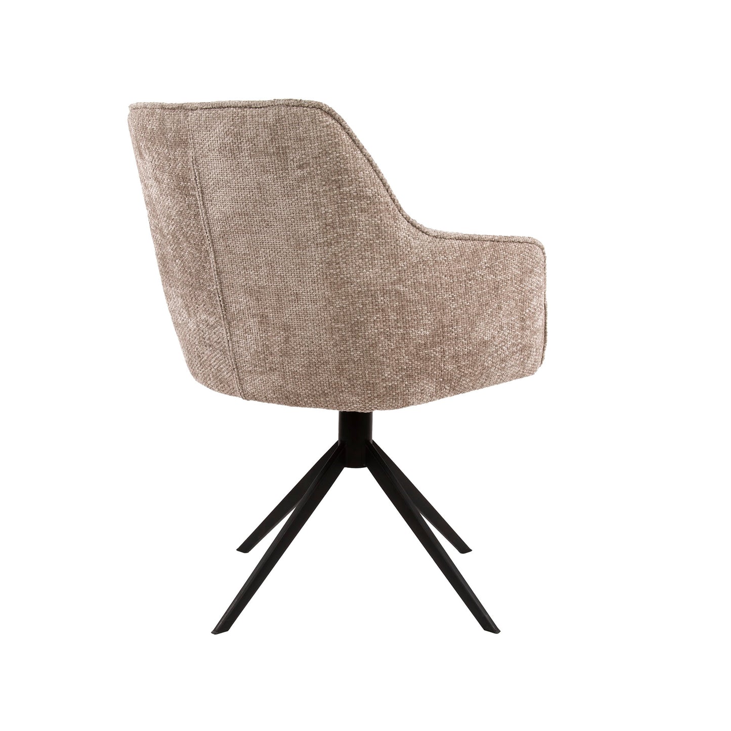 Stuhl – drehbar 2-er pack – 61×62×83 cm – Hoven taupe | Modell N0286