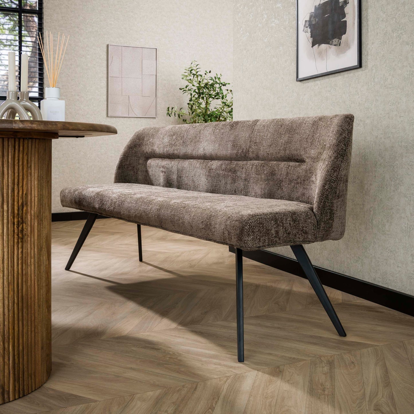 Esszimmerbank – 188×53×84 cm – Hoven taupe | Modell N0287
