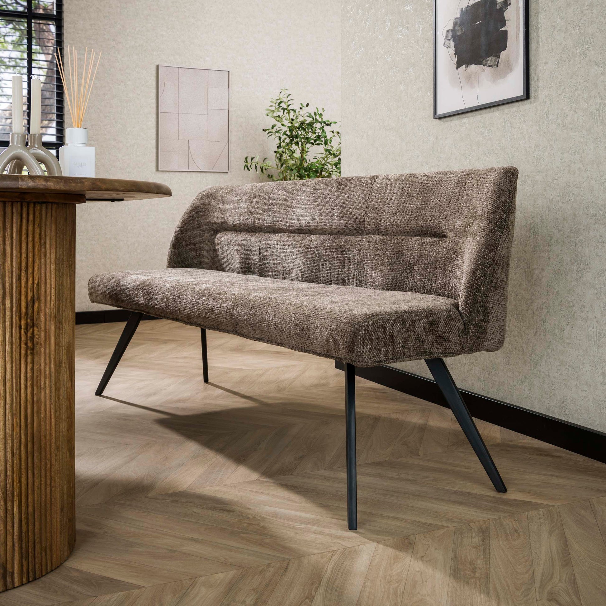 Esszimmerbank – 188×53×84 cm – Hoven taupe | Modell N0287