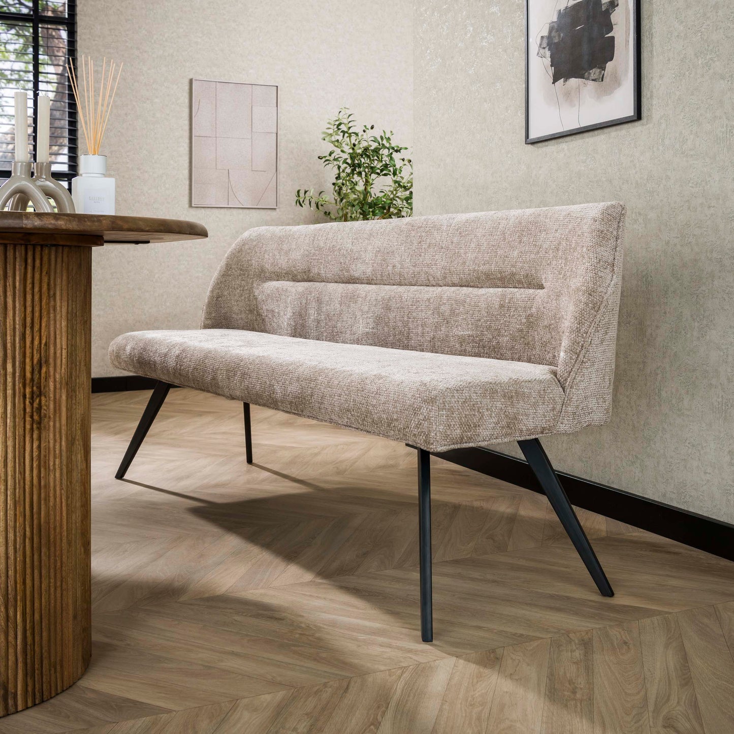 Esszimmerbank – 188×53×84 cm – Hoven taupe | Modell N0287