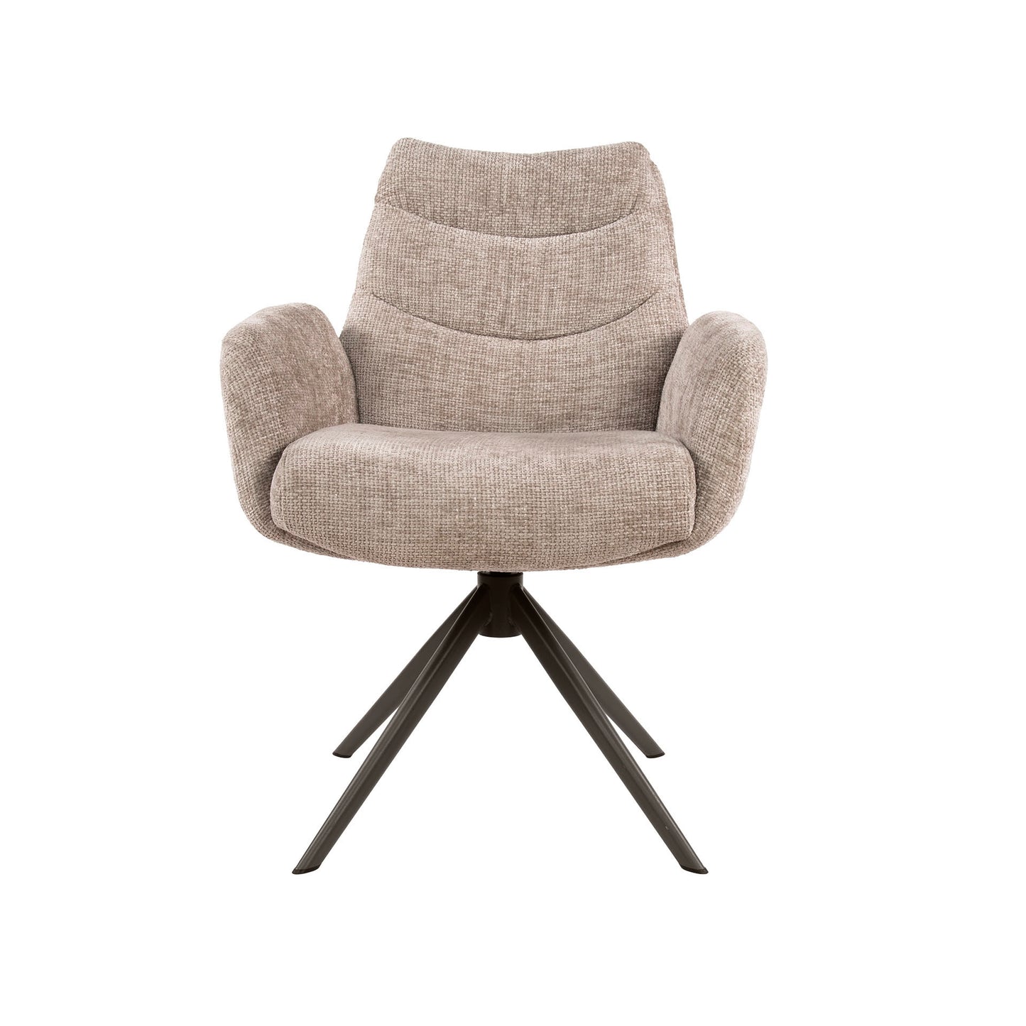 Stuhl – drehbar 2-er pack – 66×67×90 cm – Hoven taupe | Modell N0288