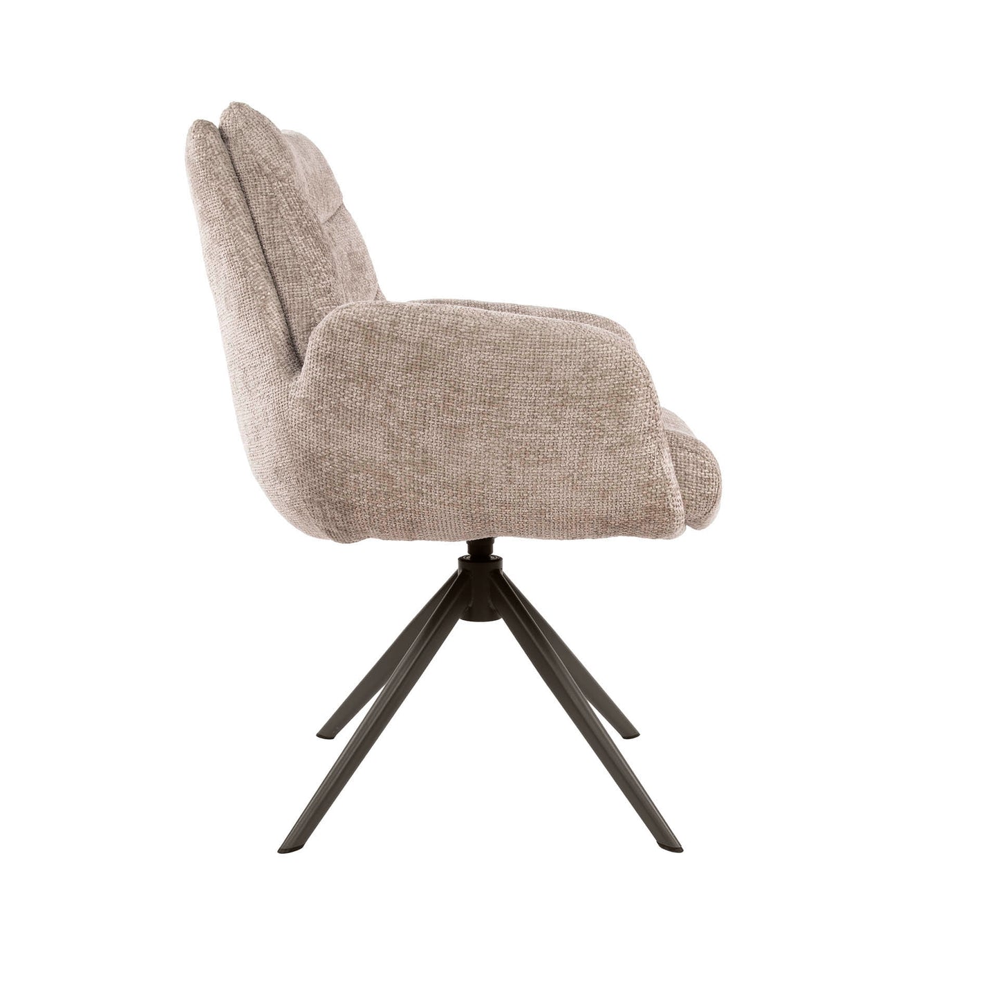 Stuhl – drehbar 2-er pack – 66×67×90 cm – Hoven taupe | Modell N0288