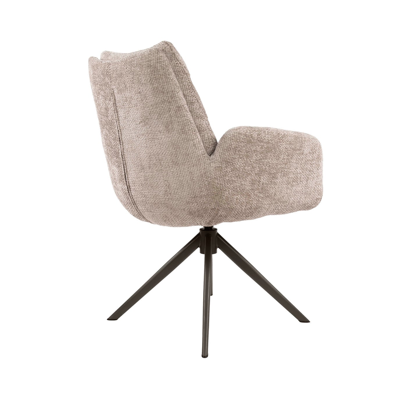 Stuhl – drehbar 2-er pack – 66×67×90 cm – Hoven taupe | Modell N0288