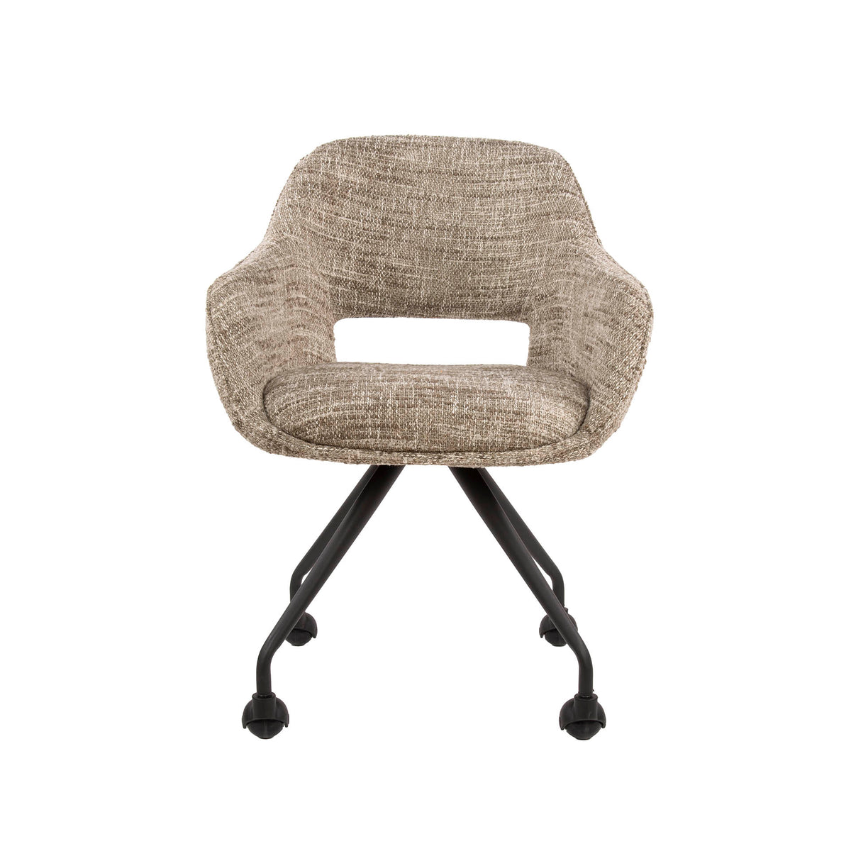 Stuhl – rollen 2-er pack – 60×62×84 cm – Eagle sand | Modell N0290