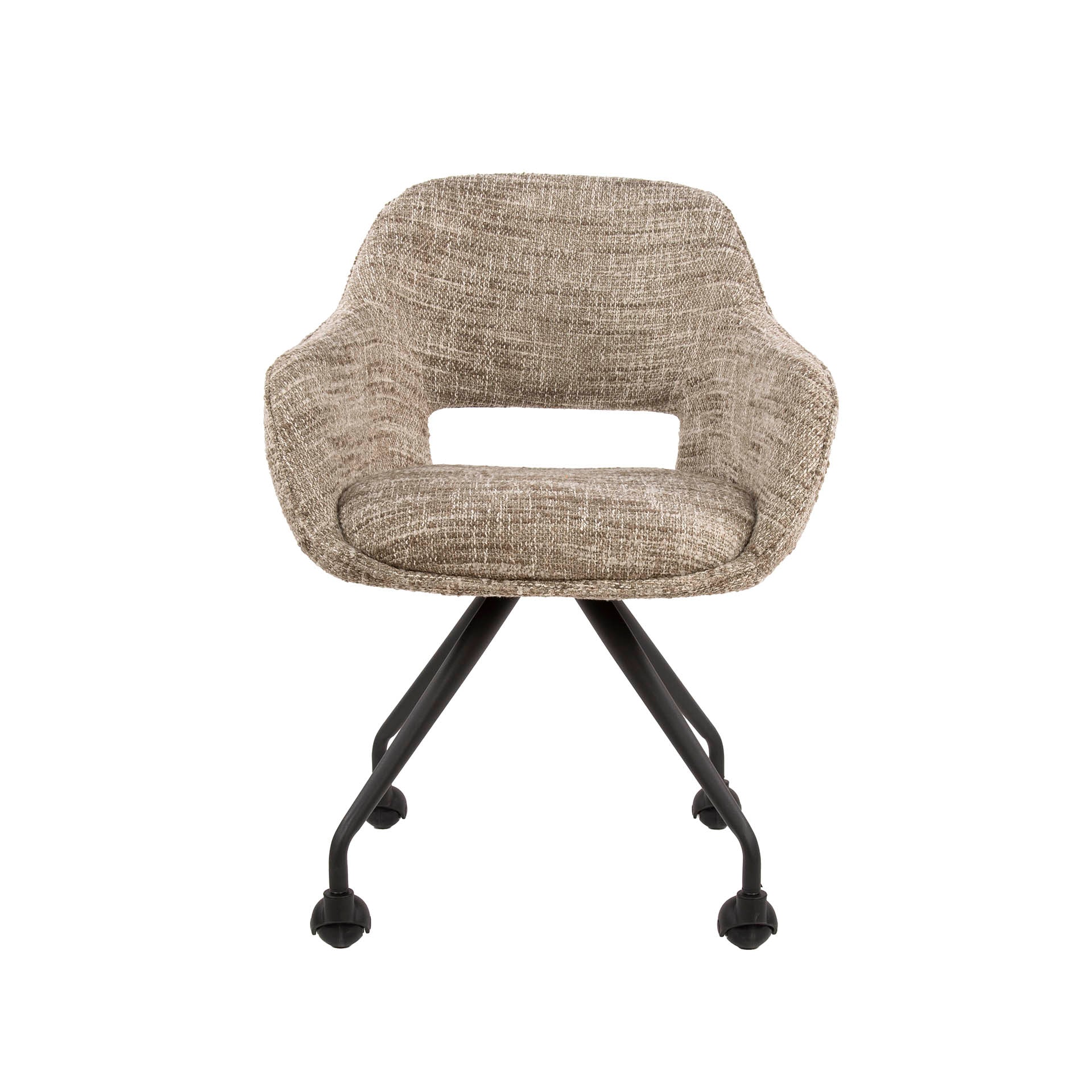 Stuhl – rollen 2-er pack – 60×62×84 cm – Eagle sand | Modell N0290