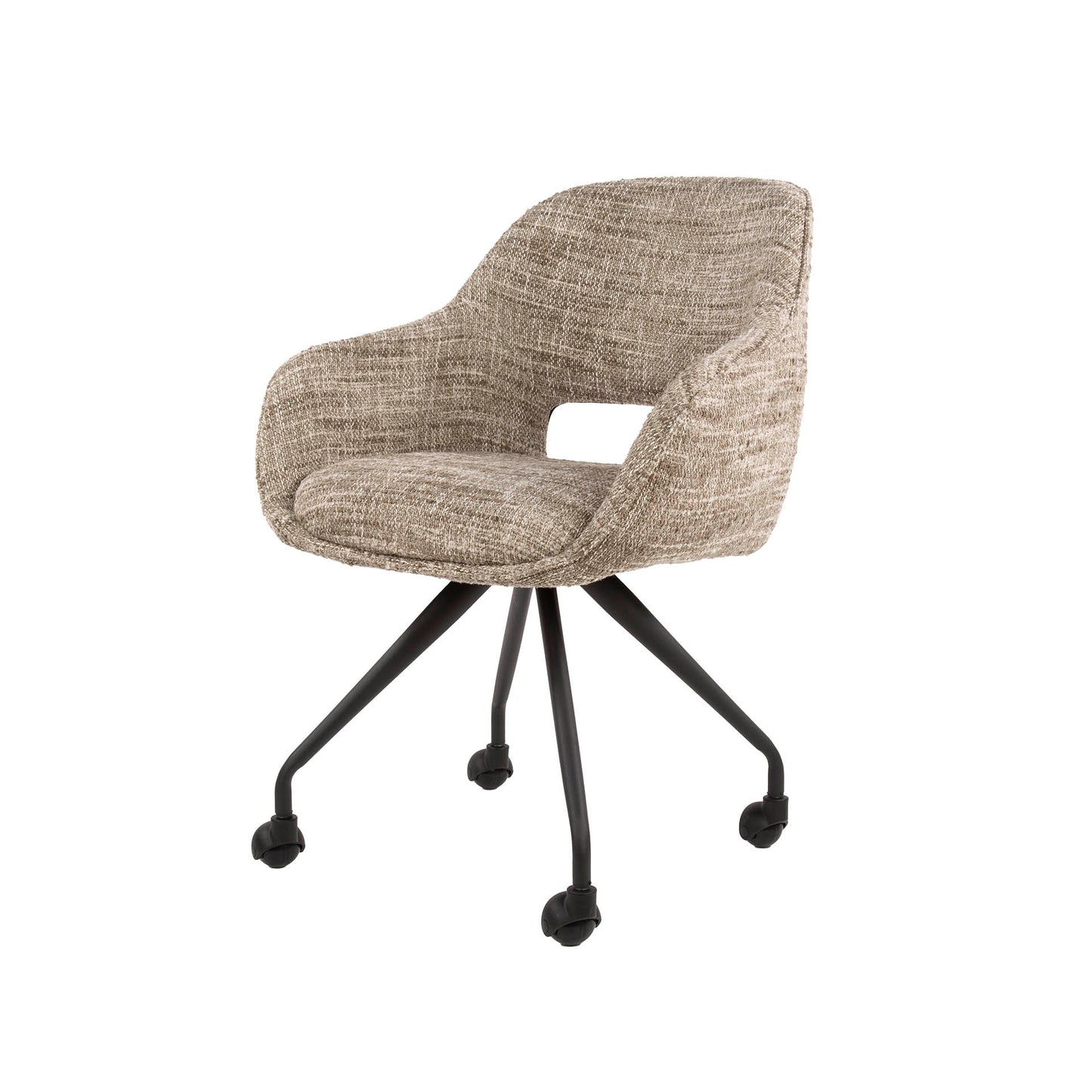Stuhl – rollen 2-er pack – 60×62×84 cm – Eagle sand | Modell N0290