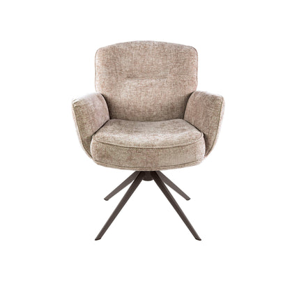 Stuhl – drehbar 2-er pack – 69×67×87 cm – Hoven sand - braun | Modell N0291