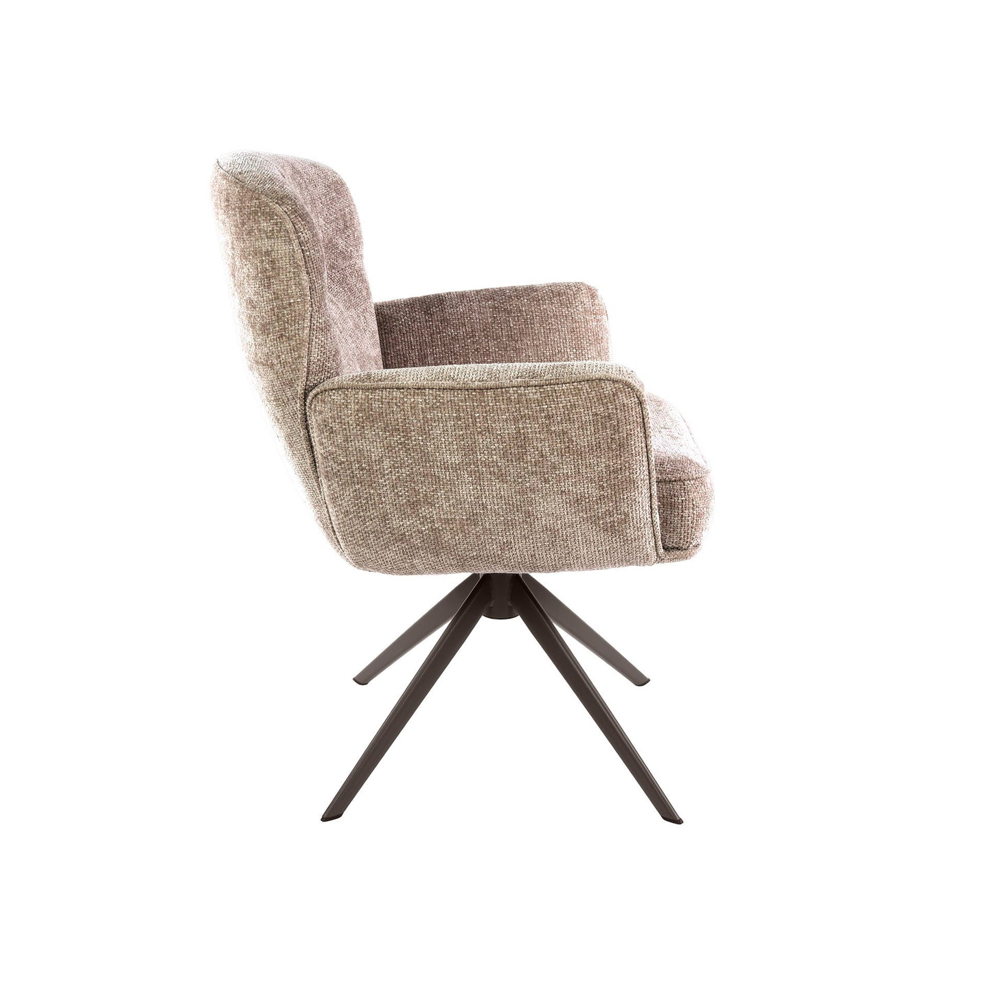 Stuhl – drehbar 2-er pack – 69×67×87 cm – Hoven sand - braun | Modell N0291