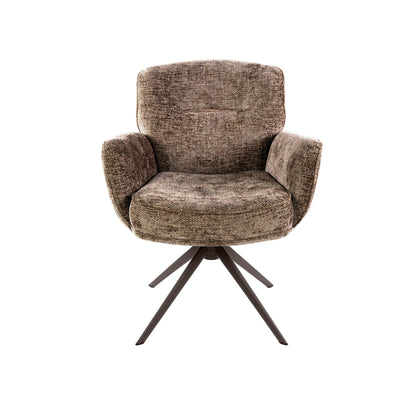 Stuhl – drehbar 2-er pack – 69×67×87 cm – Hoven sand - braun | Modell N0291