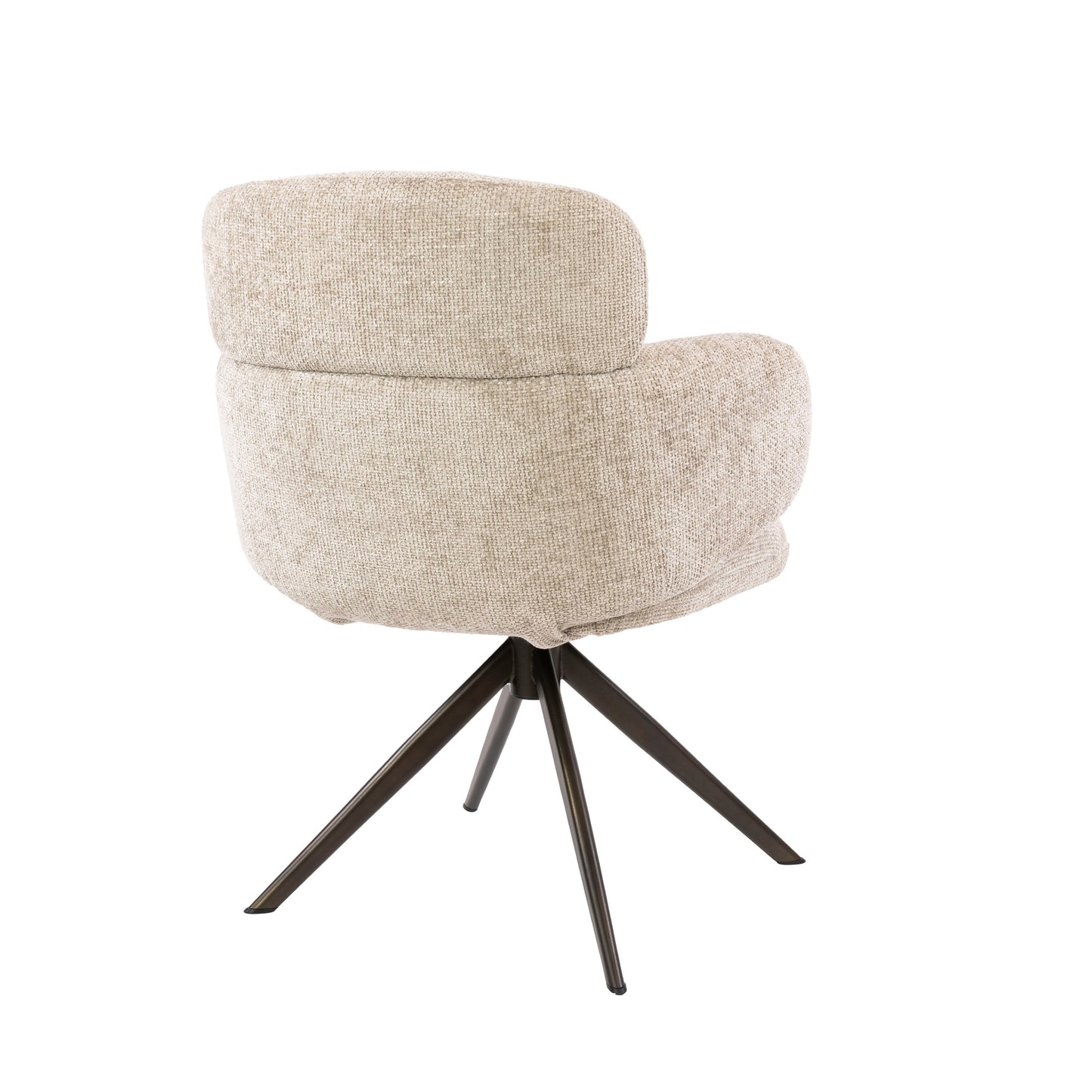 Stuhl – drehbar 2-er pack – 64×63×83 cm – Hoven sand - braun | Modell N0293