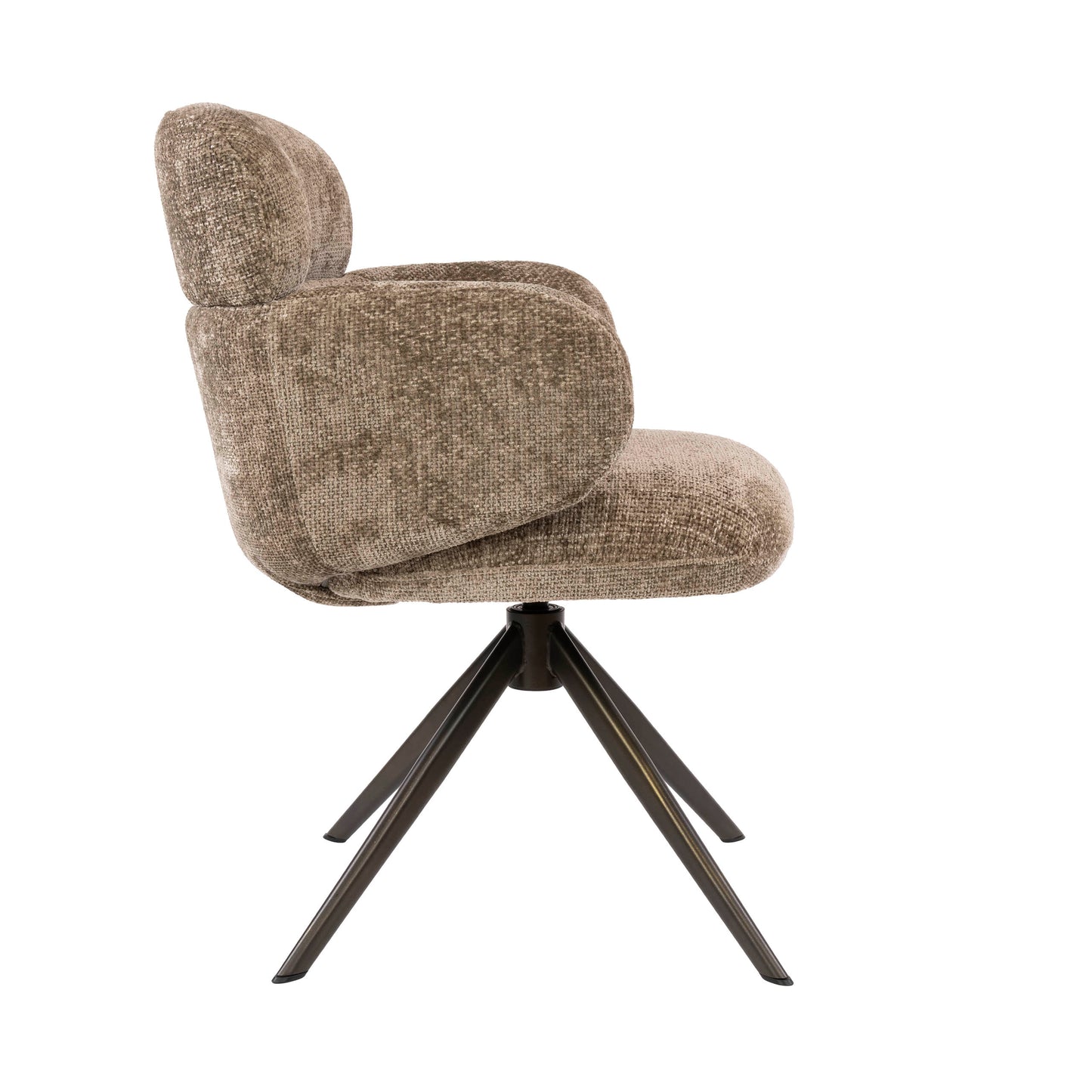 Stuhl – drehbar 2-er pack – 64×63×83 cm – Hoven sand - braun | Modell N0293