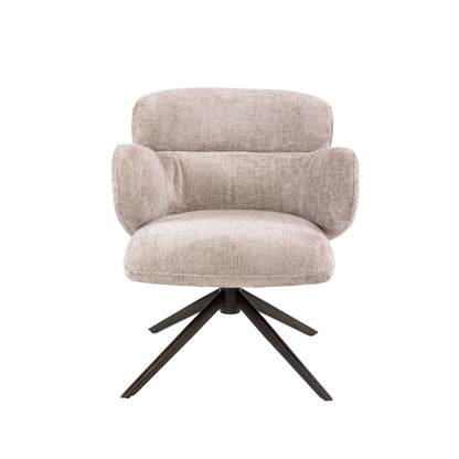 Sessel – drehbar – 69×72×77 cm – Hoven sand - braun | Modell N0294