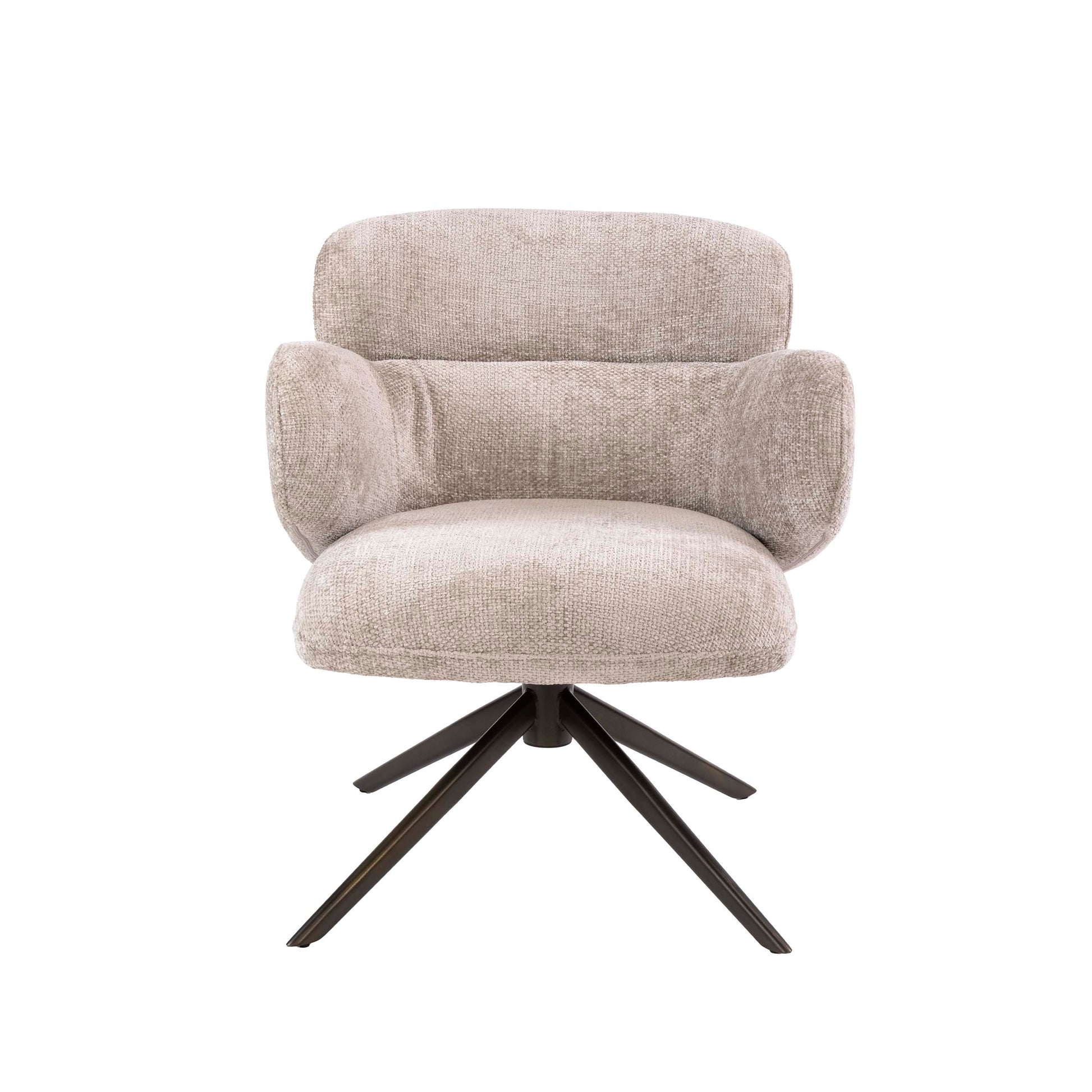 Sessel – drehbar – 69×72×77 cm – Hoven sand - braun | Modell N0294