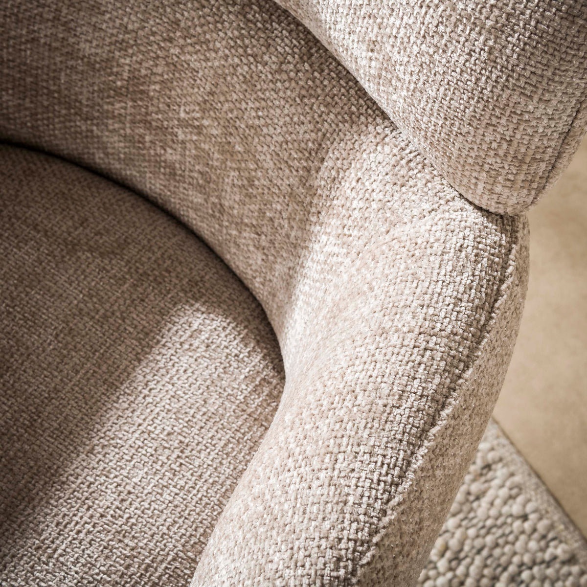 Sessel – drehbar – 69×72×77 cm – Hoven sand - braun | Modell N0294